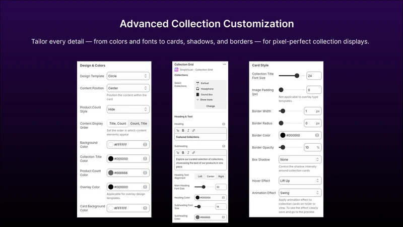 Collection Slider & Carousel