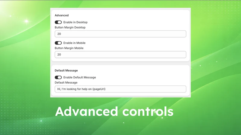 Halo: Whatsapp Chat Button
