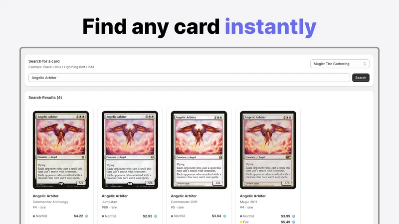 Synq ‑ TCG Manager