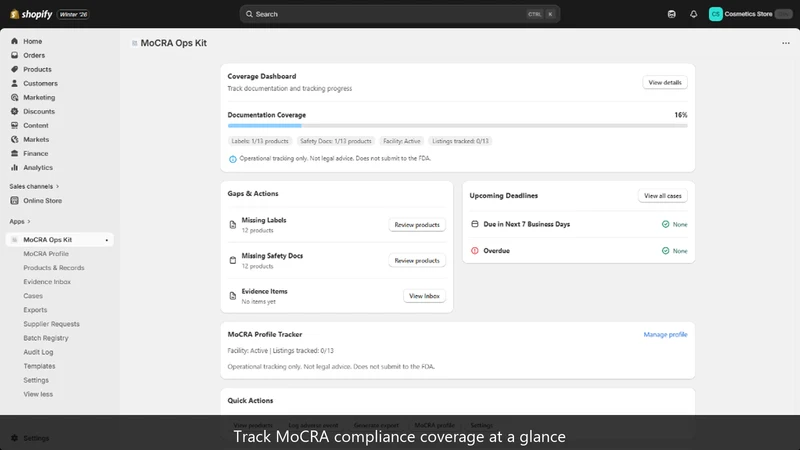 MoCRA Ops Kit
