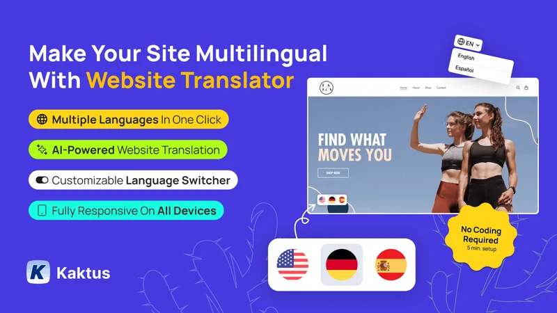 K: Website Translator