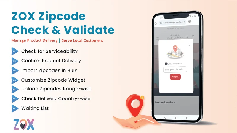 ZOX Zipcode Check & Validate