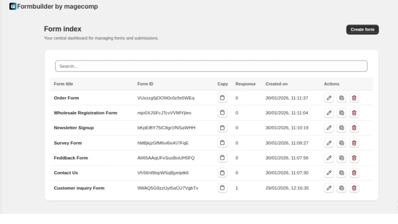 ZAP Contact Form Builder