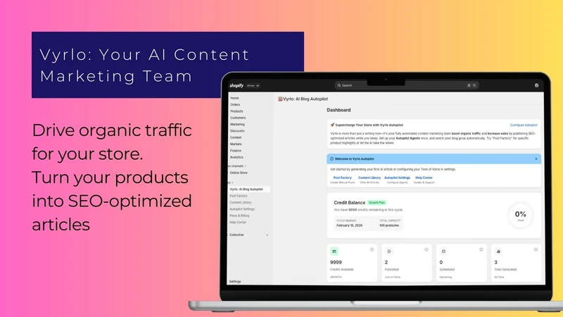 Vyrlo: AI Blog Autopilot