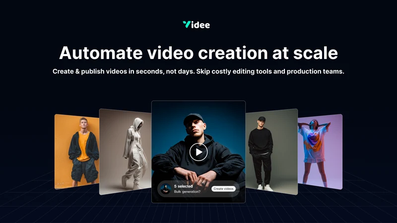 VideeAI Product Image to Video
