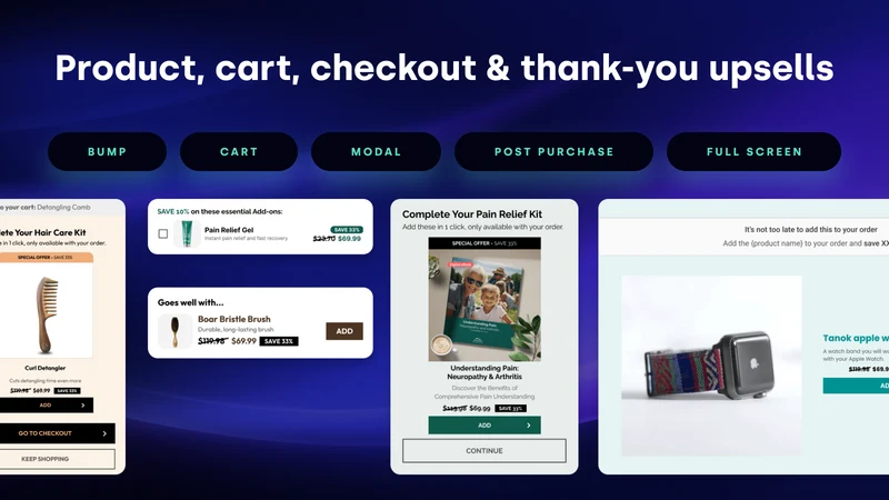 Upsellr: All‑In‑One Upsells