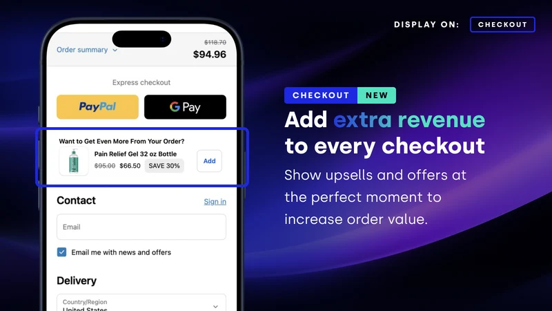 Upsellr: All‑In‑One Upsells