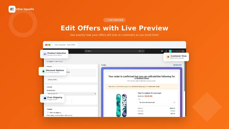 Ultra Fast Upsells