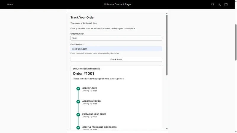 Ultimate Contact Page