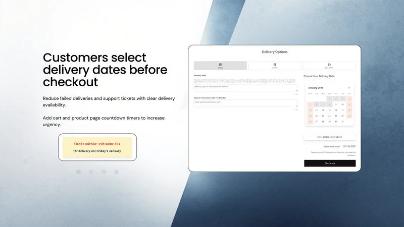 TruBytes Delivery Date Manager