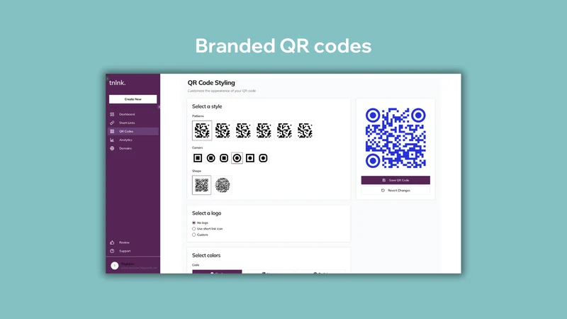 TinyLinks: QR‑code & Short URL