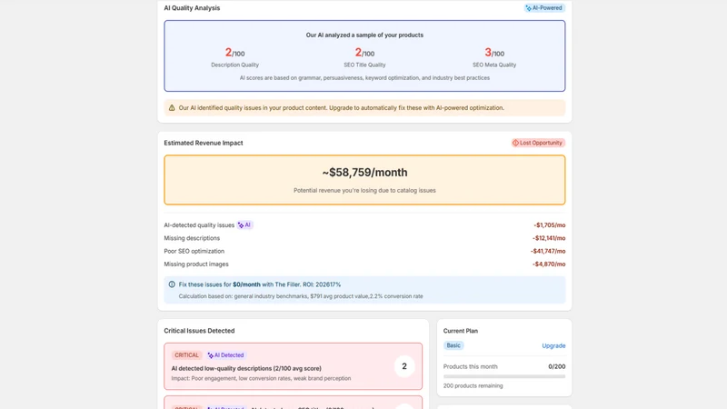 The Filler: AI Product & SEO