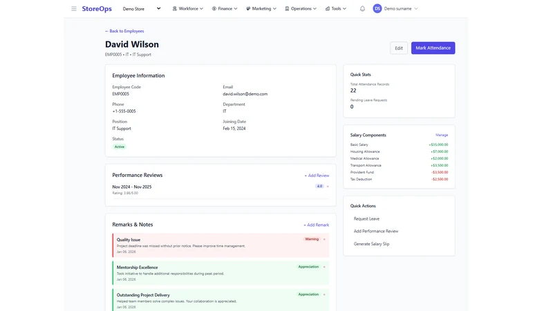 StoreOps ‑ Operations Platform