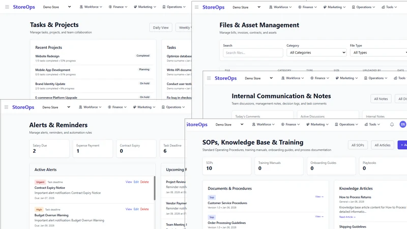 StoreOps ‑ Operations Platform