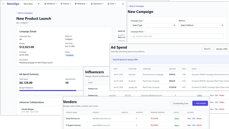 StoreOps ‑ Operations Platform