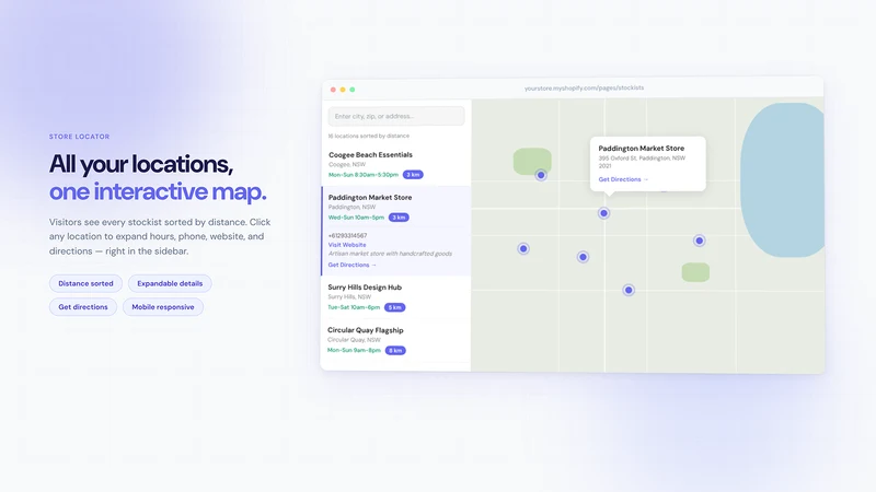 Plynthr Store Locator Map