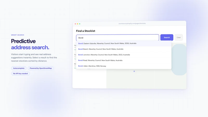 Plynthr Store Locator Map