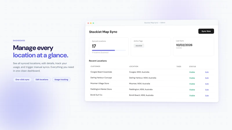 Plynthr Store Locator Map