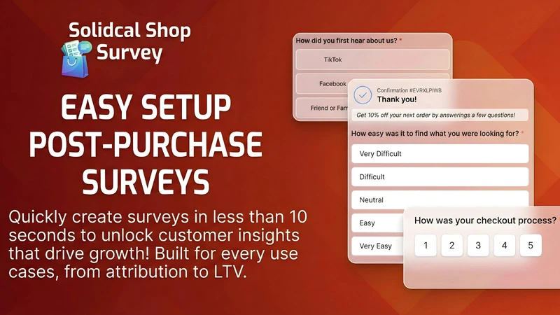 Solidcal Shop Survey