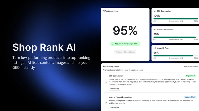 ShopRank AI: Rank in ChatGPT