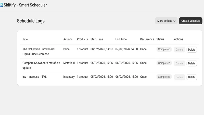 RWA: Shiftify Bulk Editor