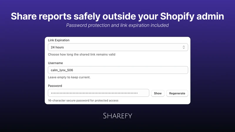 Sharefy – Email reports