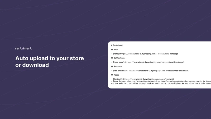 Sentaiment ‑ Easy AI SEO App