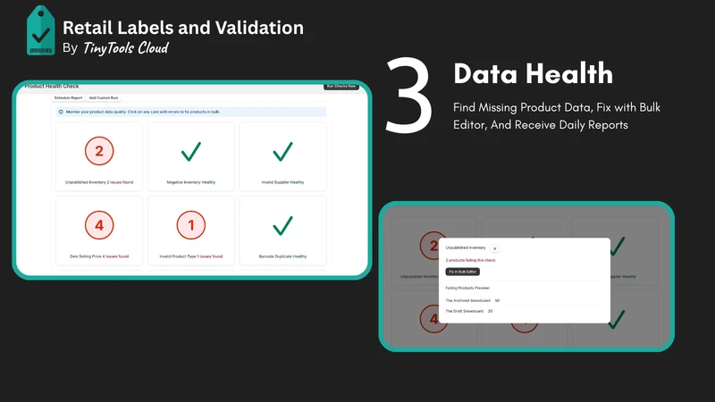 Retail Labels and Validation