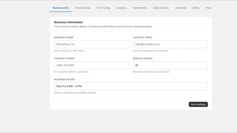 RentalFlow ‑ Product Rentals