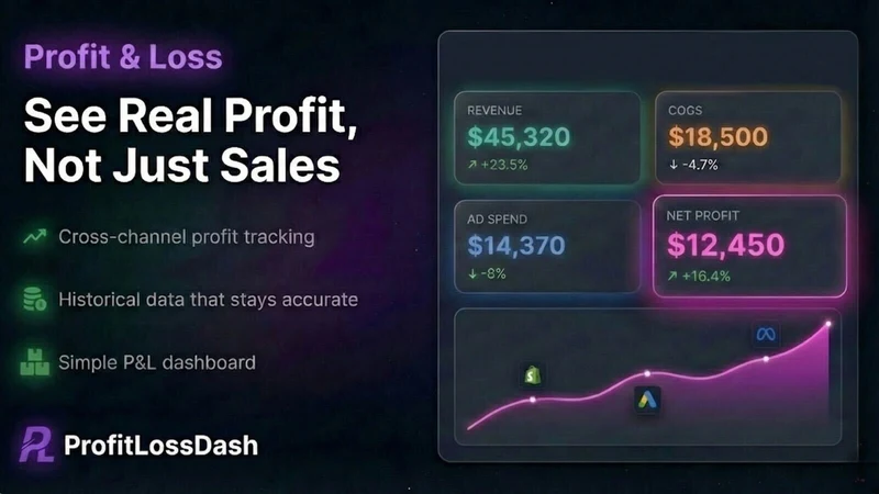 ProfitLossDash Profit Tracker