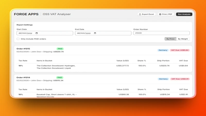 Forge: OSS VAT Analyser