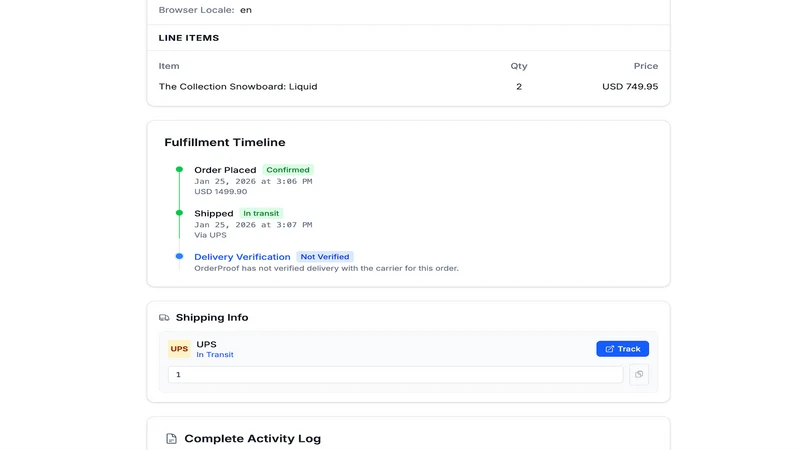 OrderProof