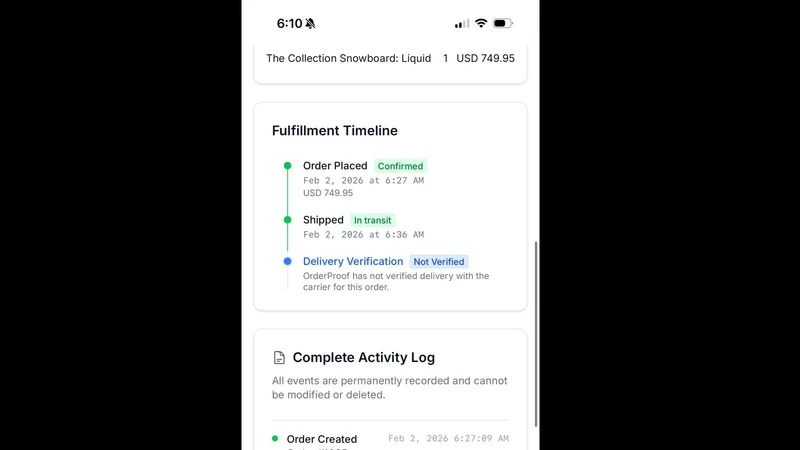 OrderProof