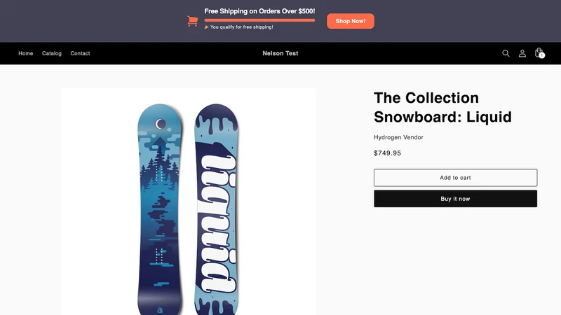 Nelson Free Shipping Bar