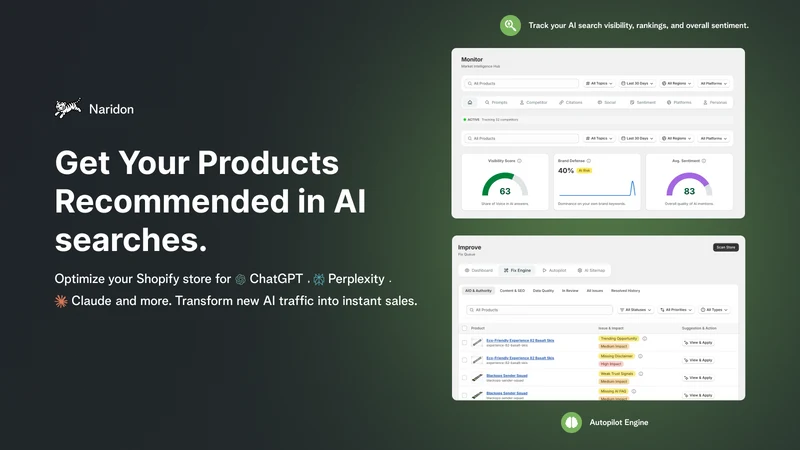 Naridon : SEO GEO optimisation