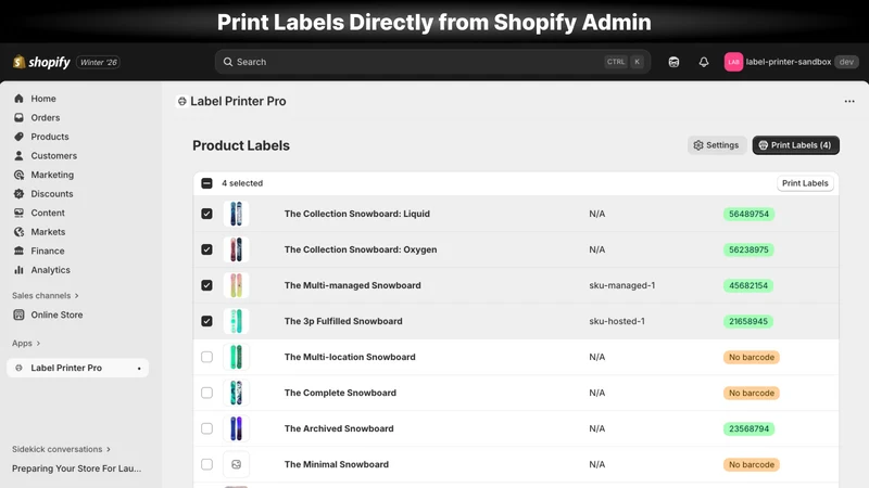 LPP: Label Printer Pro