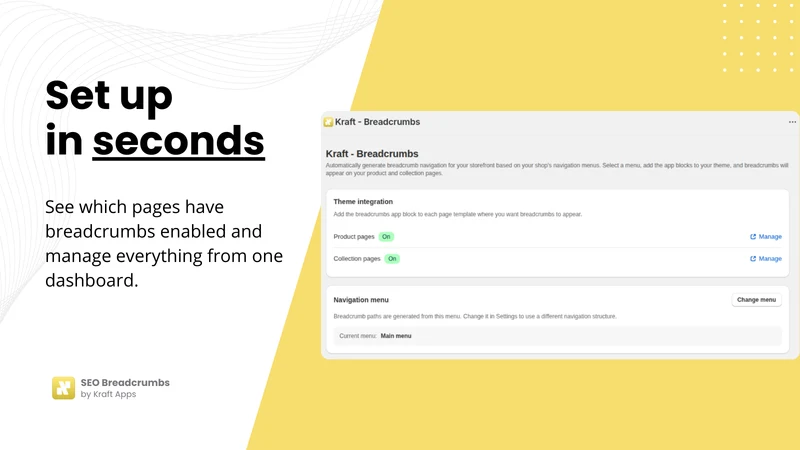 Kraft ‑ SEO Breadcrumbs & Nav