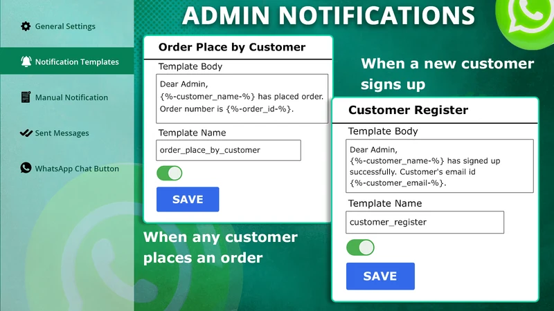 KOOL WhatsApp Notifications