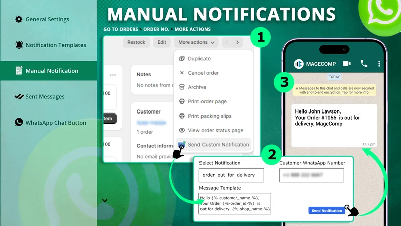 KOOL WhatsApp Notifications