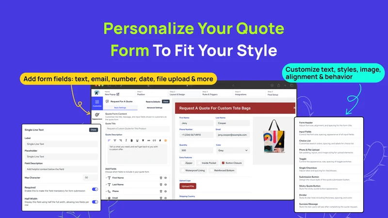 K: Request a Quote&Hide Price