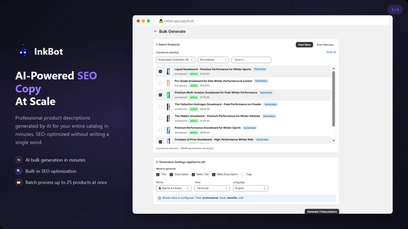 InkBot ‑ AI‑Powered SEO Copy