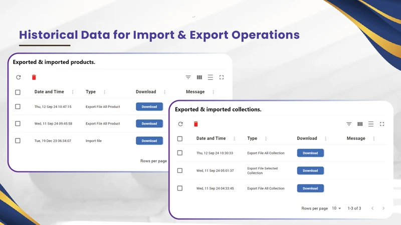IMPEX Collection Import Export