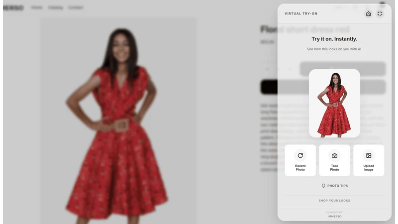 Immerso: AI Try‑On & Styling