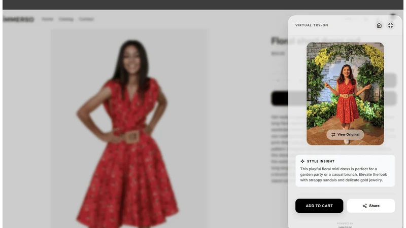 Immerso: AI Try‑On & Styling