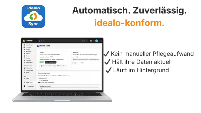 Idealo Sync: dein Idealo Feed