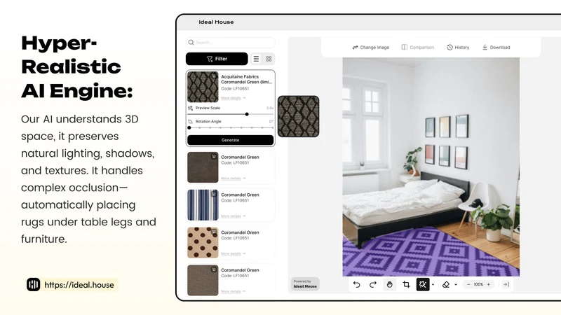 IdealHouse Material Visualizer