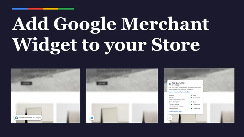 Google Merchant Store Widget