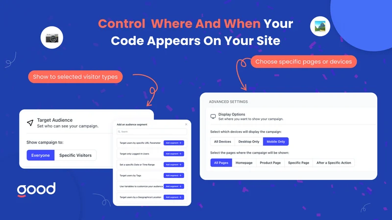 GA: Insert Code, Custom Code