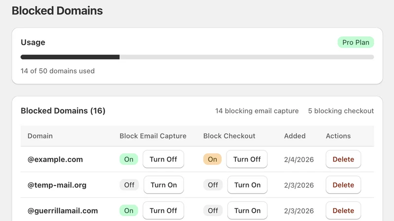 SC ‑ Email Blocker