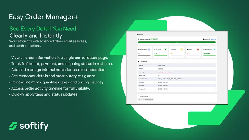 Easy Order Manager+